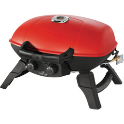 Napoleon TravelQ 285 Portable Propane Gas Grill with Griddle - Red