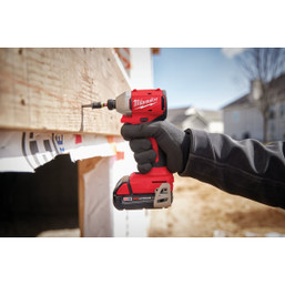 Milwaukee M18 Compact Brushless Cordless Drill and Impact Driver Combo Kit with Batteries and Charger