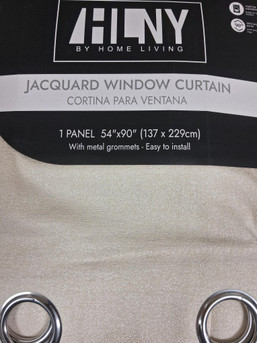 CURTAIN CREAM READY MADE 123657