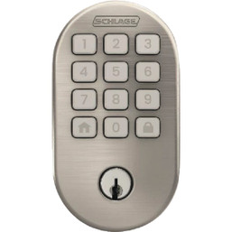 Schlage Arrive Remsen Satin Nickel Smart WiFi Deadbolt