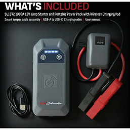 Schumacher Automatic 4-in-1 Lithium 12V Automotive Jump Starter with Wireless Portable Power Pack