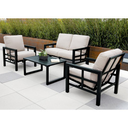Outdoor Expressions 4-Piece Chat Set