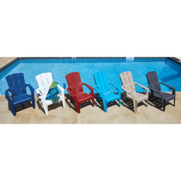 Gracious Living Sandstone Deluxe Contour Adirondack Chair