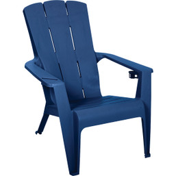 Gracious Living Waterloo Blue Deluxe Contour Adirondack Chair