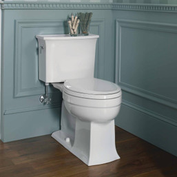 Kohler Cachet ReadyLatch Quiet-Close Elongated Toilet Seat, White