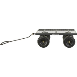 Gorilla Carts 3 Cu. Ft. Steel Utility Garden Cart with 600 lb. Capacity