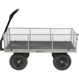 Gorilla Carts 7 Cu. Ft. Steel Utility Cart with Removable Sides and 1,200 lb Capacity
