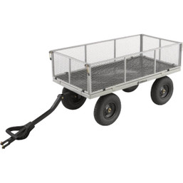 Gorilla Carts 7 Cu. Ft. Steel Utility Cart with Removable Sides and 1,200 lb Capacity