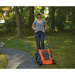 Black & Decker 20-Inch 13A Push Electric Lawn Mower - Lightweight, Versatile Yard Equipment