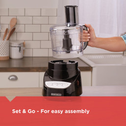 Black & Decker Easy Assembly 8-Cup Food Processor – Versatile Kitchen Prep Tool