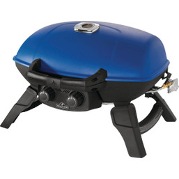 Napoleon TravelQ 285 Portable Propane Gas Grill - Blue | Compact Outdoor Cooking