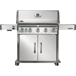 Napoleon Rogue PRO 625 Natural Gas Grill with Infrared Side Burner - Stainless Steel