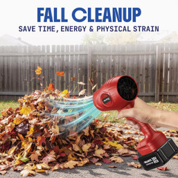 Bullseye 20V Cordless Blower with Charger – Portable Power for Yard and Garage Cleanup