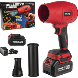 Bullseye 20V Cordless Blower with Charger – Portable Power for Yard and Garage Cleanup