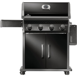 Napoleon Rogue 525 4-Burner Natural Gas Grill in Black with Stainless Steel Grids