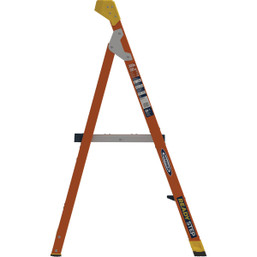 Werner Ready Step 4 ft Fiberglass Step Ladder with 300 lb. Capacity - Type IA