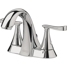 American Standard Chatfield Chrome 2-Handle Centerset Bathroom Faucet with Pop-Up - Model 413422