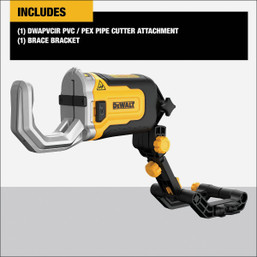 DEWALT IMPACT CONNECT PVC/PEX Pipe Cutter Attachment – Fast, Efficient Cutting for Impact Drivers