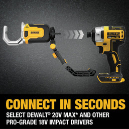 DEWALT IMPACT CONNECT PVC/PEX Pipe Cutter Attachment – Fast, Efficient Cutting for Impact Drivers