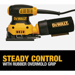 DEWALT 2.3 Amp 1/4-Inch Sheet Palm Sander (Model DWE6411)