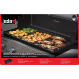 Weber Genesis 400 Series 32.67 in. W x 18.67 in. L Carbon Steel Full Size Grill Griddle