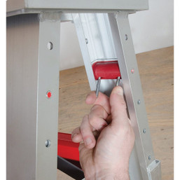 MetalTech BuildMan 18 in. x 30 in. Aluminum Anti-Slip Adjustable Workbench