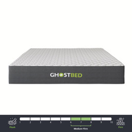 GhostBed Essential Twin XL Gel Memory Foam Mattress – Firm Support with Cooling Comfort
