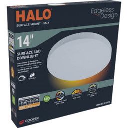 Halo 14-Inch CCT & Lumen Selectable LED Round Disc Surface Mount Downlight