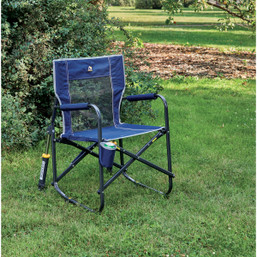 GCI Outdoor Freestyle Indigo Folding Rocker Camping Chair