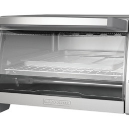 Black & Decker 4-Slice Natural Convection Toaster Oven - Even Heating & Multiple Cooking Functions