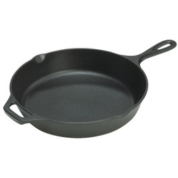 Lodge 15-1/4 Inch Cast Iron Skillet with Assist Handle - Durable, Ready-to-Use Cooking Pan