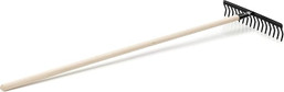 RAKE STEEL CARBON W/WOODEN 110009