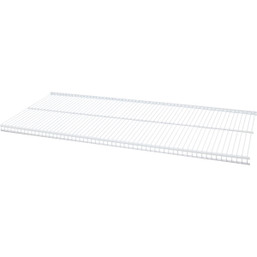 Organized Living FreedomRail 3 ft. Wide x 12 in. Deep Profile Ventilated Closet Shelf in White