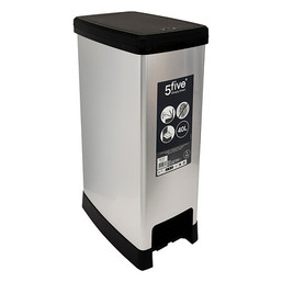 BIN PEDAL PLAST 40L SLIM SOFT C 123884