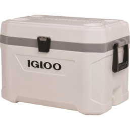 Igloo Marine Ultra 54 Qt. Cooler - White with Stainless Steel Hardware and Extended-Use Insulation