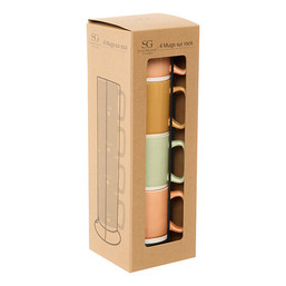MUG RACK 4PC RELAX 34CL 207166 124149