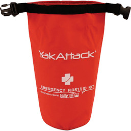 YakAttack Reel Essentials First Aid Kit with Quick Release Base – Compact Waterproof Emergency Supplies for Outdoor Adventures