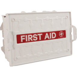 YakAttack Reel Essentials First Aid Kit with Quick Release Base – Compact Waterproof Emergency Supplies for Outdoor Adventures