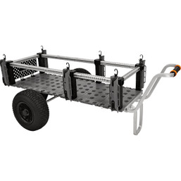 YakAttack SandRig 20 in. x 54 in. Surf Cart with 16 in. Rubber Tires – Durable Gear Hauler for Beach and Surf Adventures