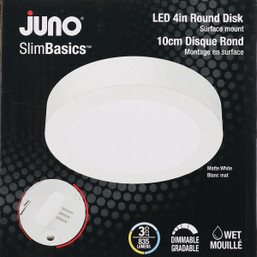 Juno SlimBasics JSBC 4-Inch CCT LED Surface Mount Disc Light