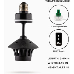 Tiki BiteFighter Plug & Repel Mosquito Repellent - Effective Outdoor Pest Control for Patios and Decks
