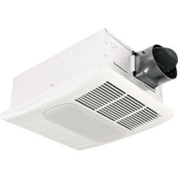 Delta Breez 80 CFM Bathroom Exhaust Fan with Heater and LED Light – Model 556050