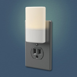 Westek White Dusk to Dawn LED Madison Shade Night Light (2-Pack)