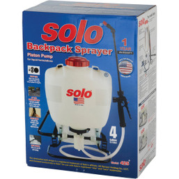 Solo 425 4-Gallon Backpack Sprayer with Interchangeable Nozzles and High-Pressure Pump