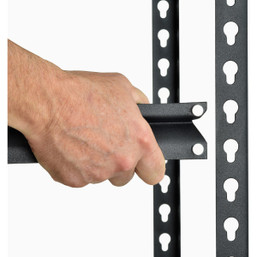 Muscle Rack 36-Inch Wide x 18-Inch Deep x 72-Inch High 5-Tier Black Shelving Unit