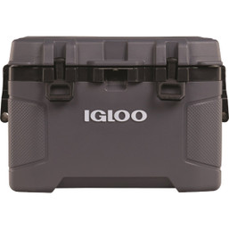 Igloo TrailMate 50 Qt. Cooler with Carbonite Finish – Heavy-Duty Insulated Cooler with Lockable Lid and Bottle Opener