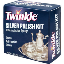 Twinkle Silver Polish Kit - Gentle Tarnish Remover for Silver and Chrome