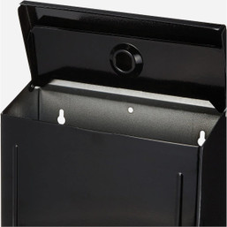 Gibraltar Townhouse Locking Wall Mount Mailbox – Secure Recessed Steel Mailbox with Cam Lock