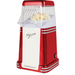 Nostalgia Retro Series 8-Cup Hot Air Popcorn Popper – Oil-Free, Low-Fat Snack Maker