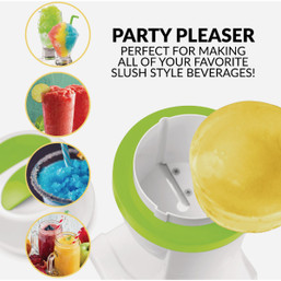 Nostalgia Electric Shave Ice & Snow Cone Maker - Create Fluffy Snow Cones and Slush Drinks with Ease